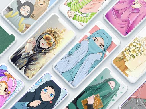 Hijab Wallpapers HD – Girly M, Muslimah - Image screenshot of android app