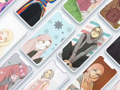 Hijab Wallpapers HD – Girly M, Muslimah - Image screenshot of android app