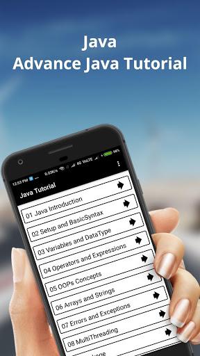 Java Advance Java Tutorial - عکس برنامه موبایلی اندروید