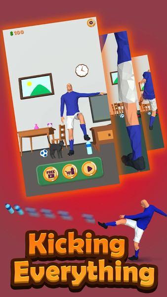 Kicking Everything - Gameplay image of android game