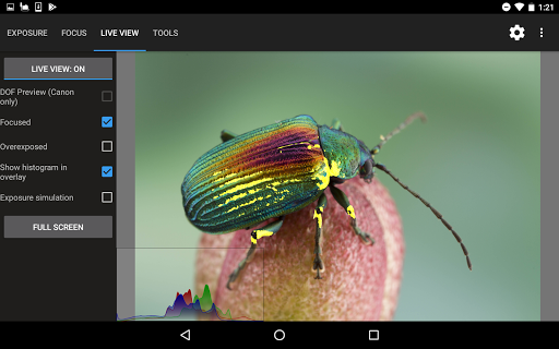 Helicon Remote - عکس برنامه موبایلی اندروید
