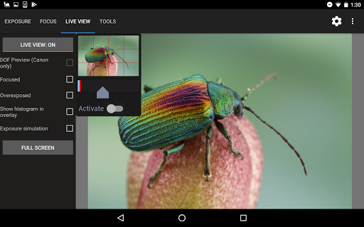 Helicon Remote - عکس برنامه موبایلی اندروید