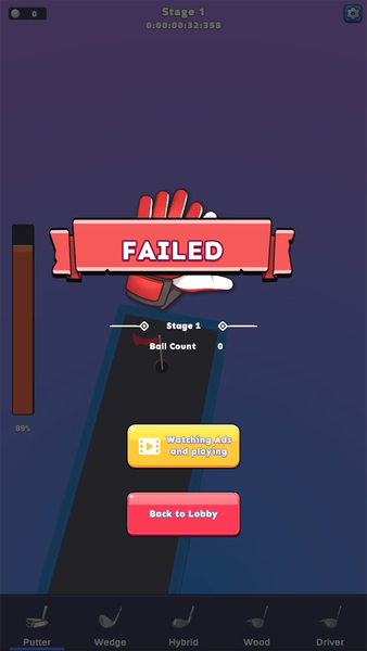 BallInHole - Gameplay image of android game