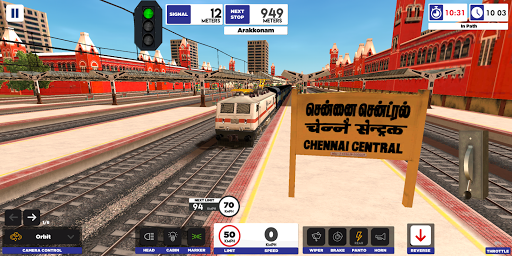 Indian Train Simulator - عکس بازی موبایلی اندروید