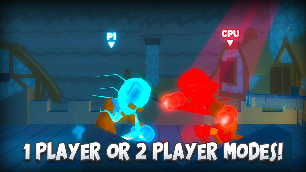 Fire and Water Boxing 2 Player - Gameplay image of android game