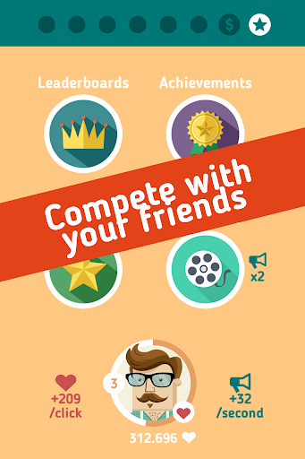 Hipster Clicker - عکس بازی موبایلی اندروید
