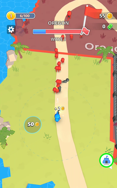 Fight For America: Country War - عکس بازی موبایلی اندروید