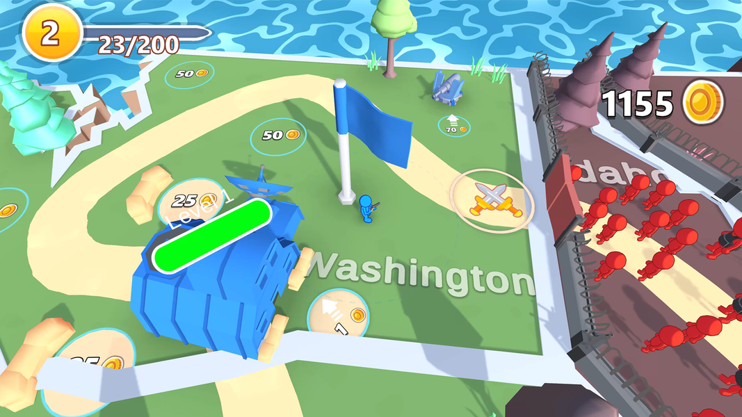 Fight For America: Country War - عکس بازی موبایلی اندروید