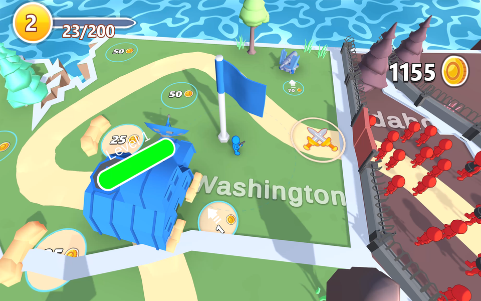 Fight For America: Country War - عکس بازی موبایلی اندروید