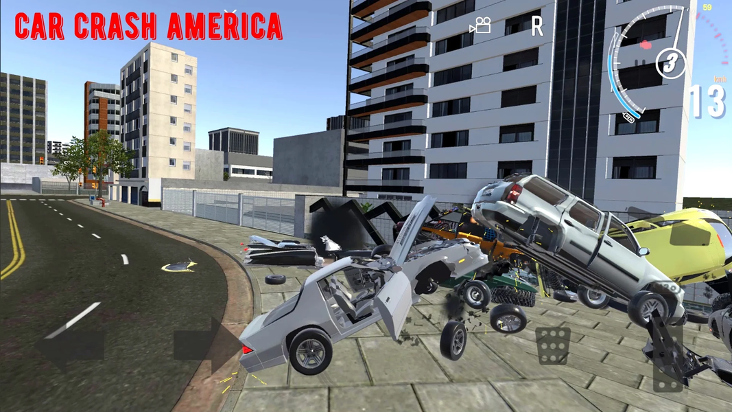 Car Crash America - Gameplay image of android game