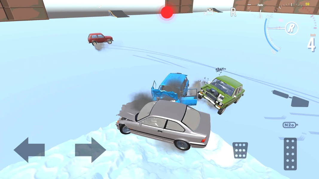 Car Crash Arena - Gameplay image of android game