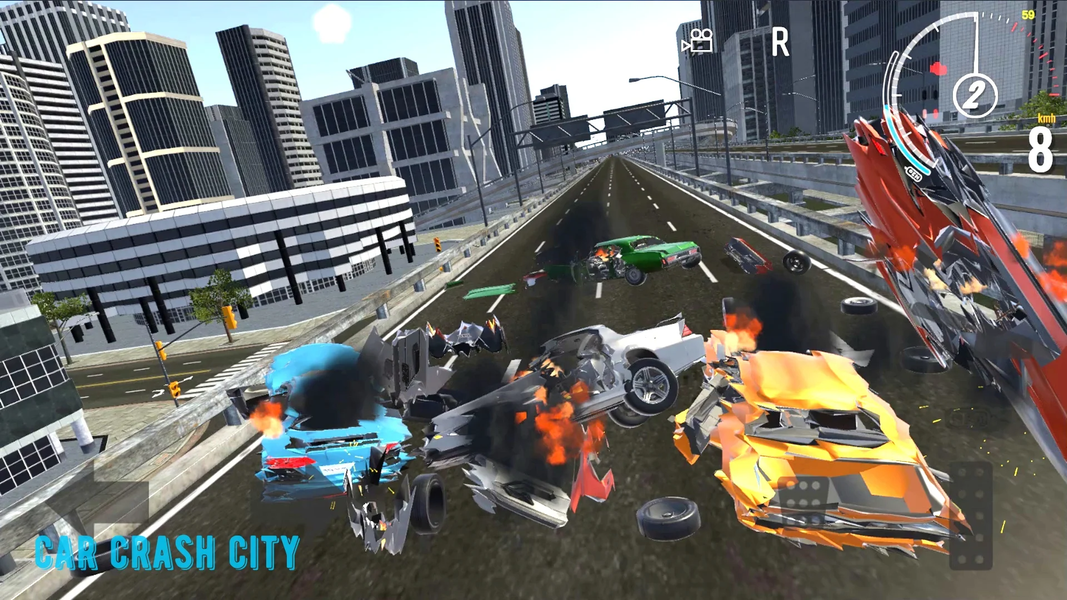 Car Crash City - عکس بازی موبایلی اندروید