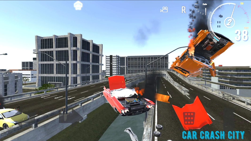 Car Crash City - Gameplay image of android game