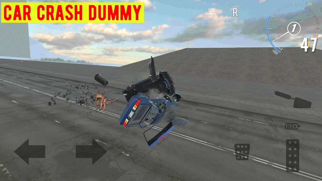 Car Crash Dummy - Gameplay image of android game