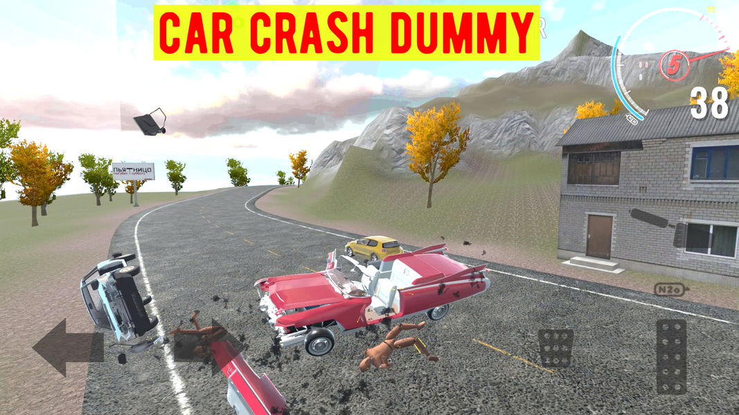 Car Crash Dummy - Gameplay image of android game