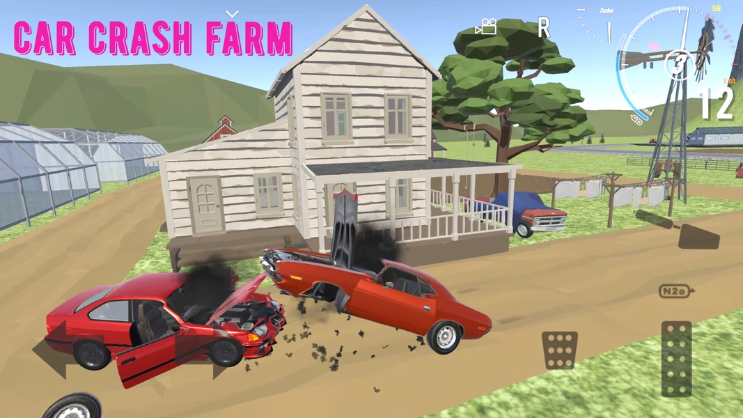 Car Crash Farm - Gameplay image of android game