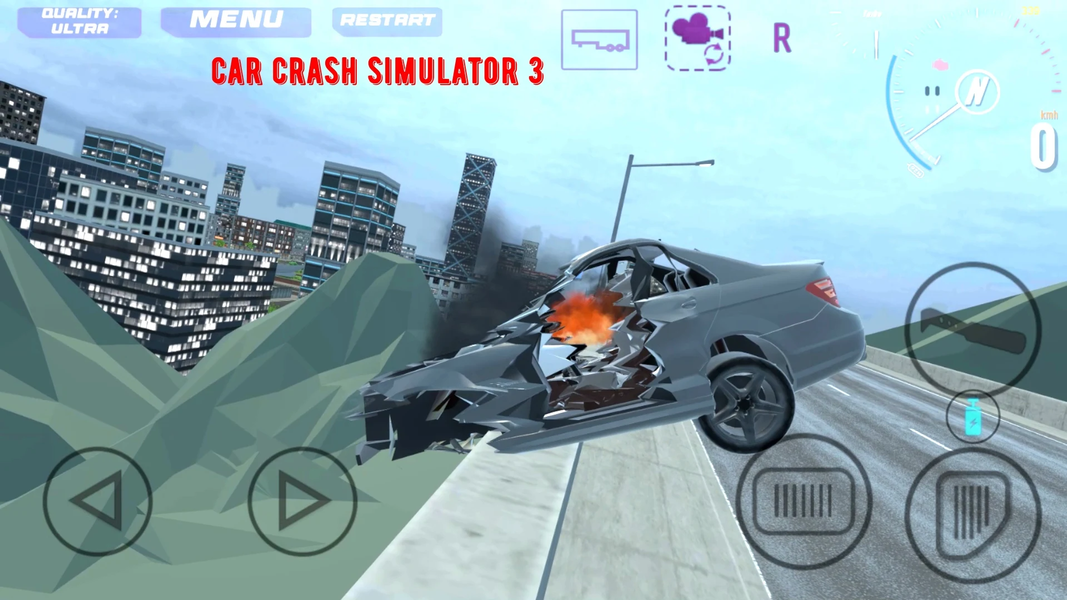 Car Crash Simulator ۳ - عکس بازی موبایلی اندروید