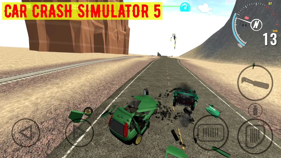 Car Crash Simulator 5 - عکس بازی موبایلی اندروید