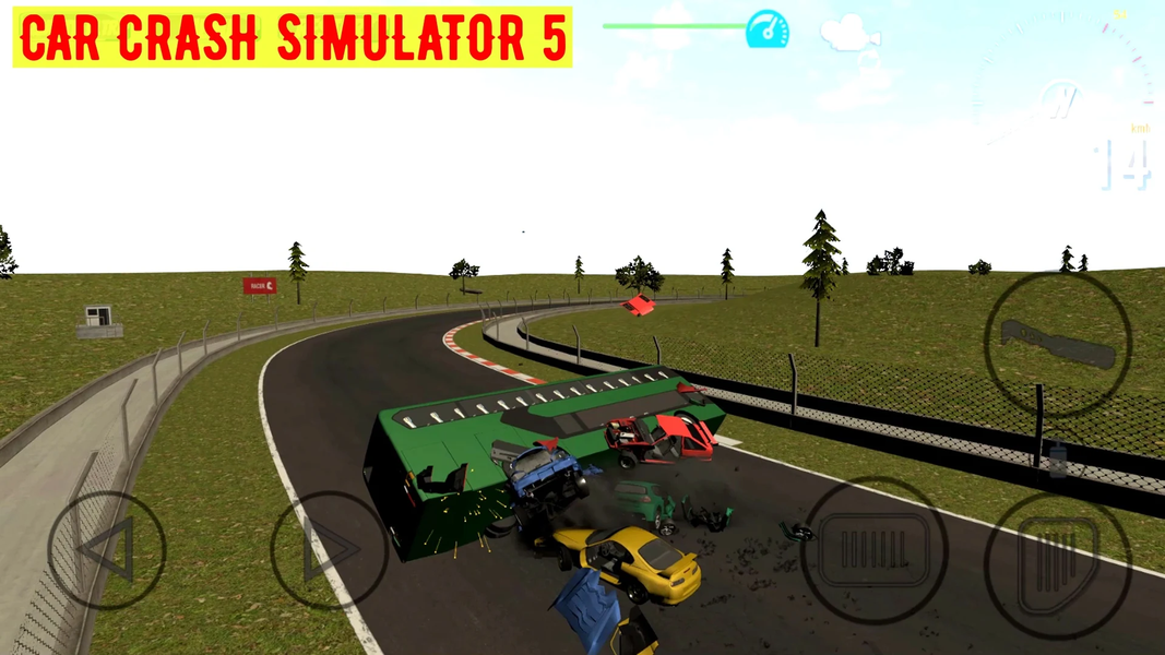 Car Crash Simulator ۵ - عکس بازی موبایلی اندروید