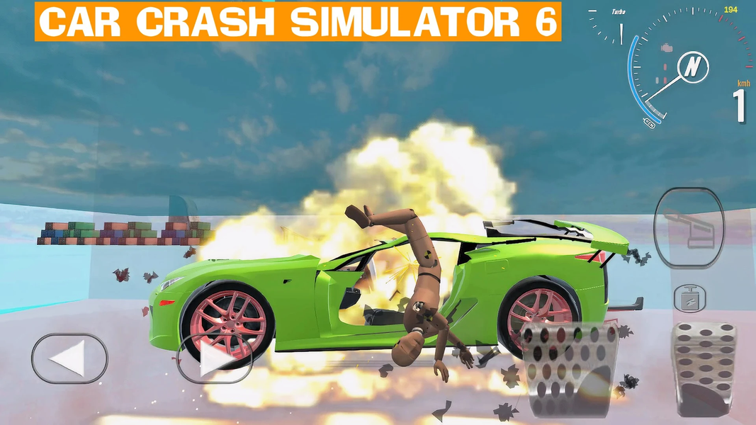 Car Crash Simulator 6 - Gameplay image of android game