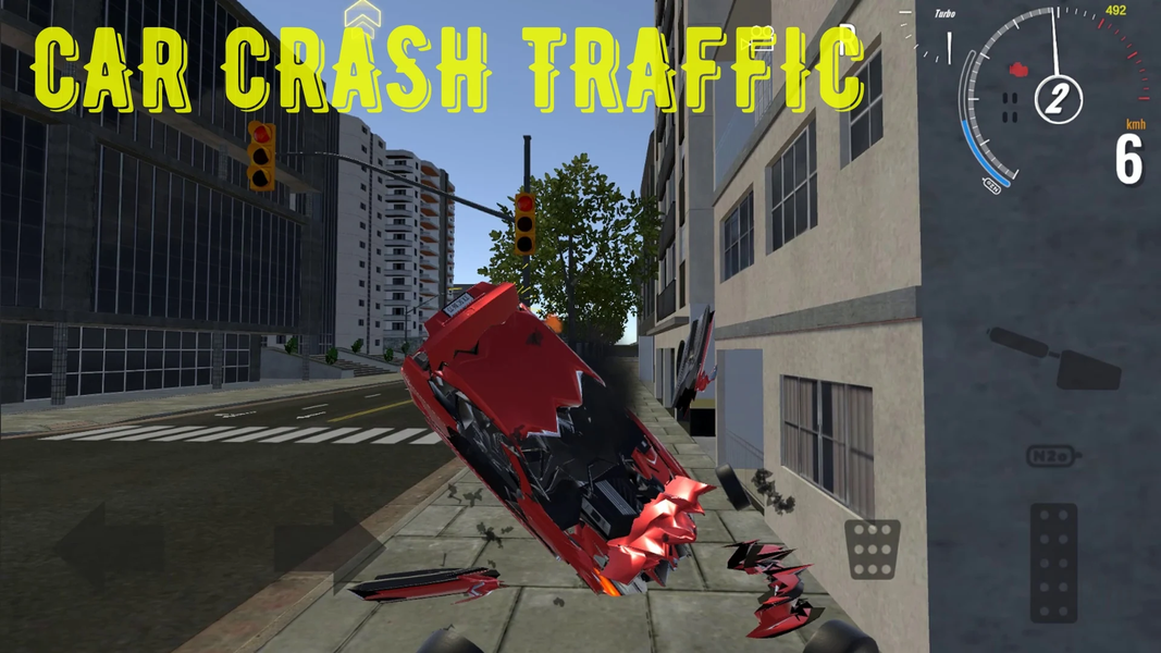 Car Crash Traffic - Gameplay image of android game