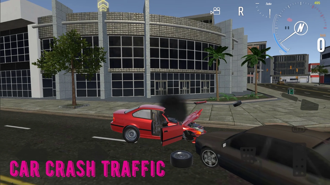 Car Crash Traffic - عکس بازی موبایلی اندروید