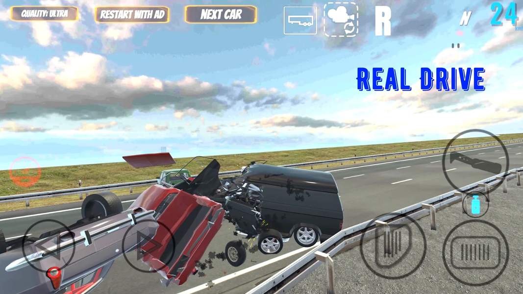 Real Drive - Gameplay image of android game