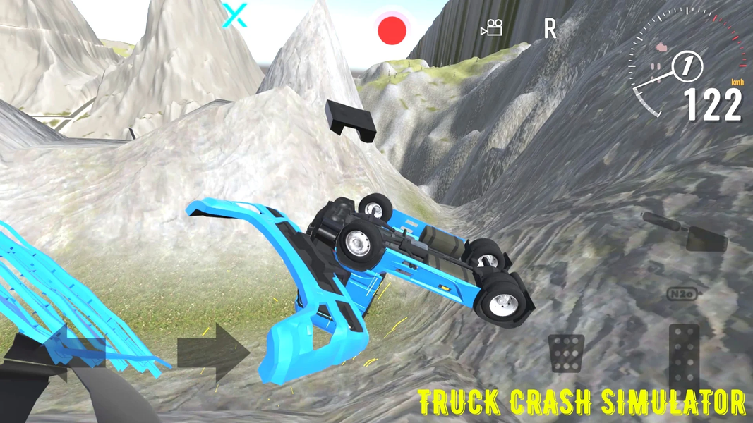 Truck Crash Simulator - Gameplay image of android game