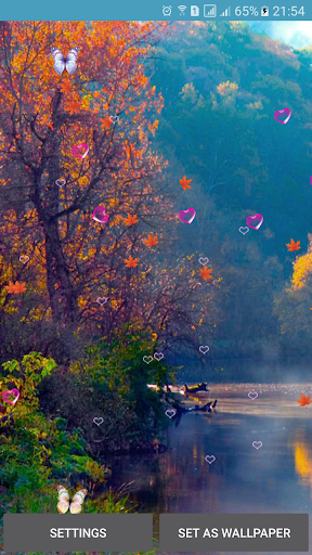 Autumn Live Wallpaper - Image screenshot of android app