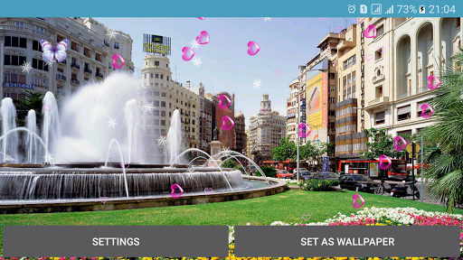 Fountain Live Wallpapers - Image screenshot of android app