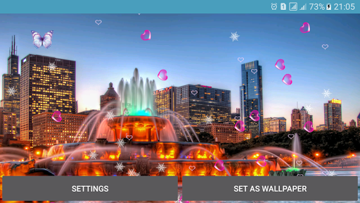 Fountain Live Wallpapers - Image screenshot of android app