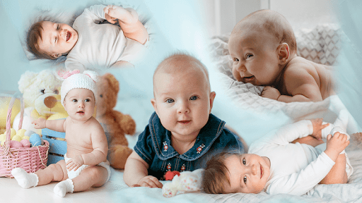 Photo Mixer And Editor For Cute Baby Photos - Image screenshot of android app