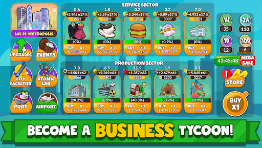 Holyday City Tycoon: Idle Resource Management - Gameplay image of android game