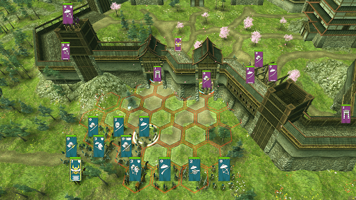 Shogun's Empire: Hex Commander - Gameplay image of android game