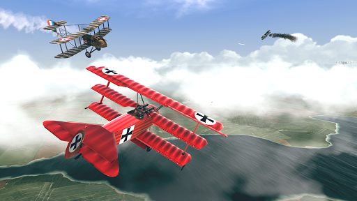 Warplanes: WW1 Sky Aces - Gameplay image of android game