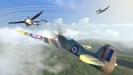 Warplanes: WW2 Dogfight - Gameplay image of android game