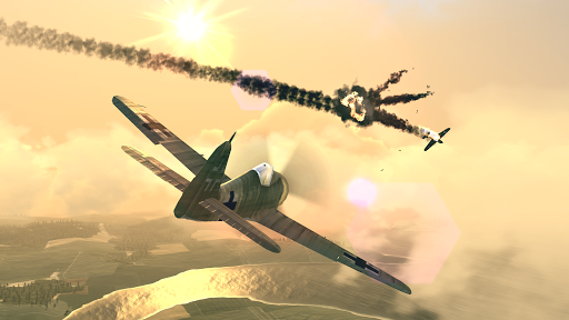 Warplanes: WW2 Dogfight - Gameplay image of android game