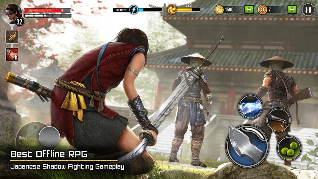 Ninja Ryuko: Shadow Ninja Game - Gameplay image of android game