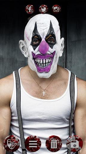 Scary Face Masks - Halloween Makeup Stickers - Image screenshot of android app