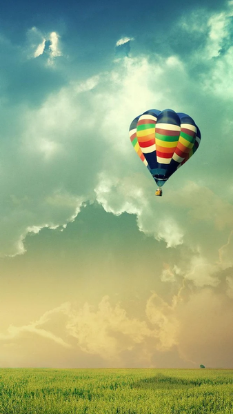Hot Air Balloon Live Wallpaper - Image screenshot of android app