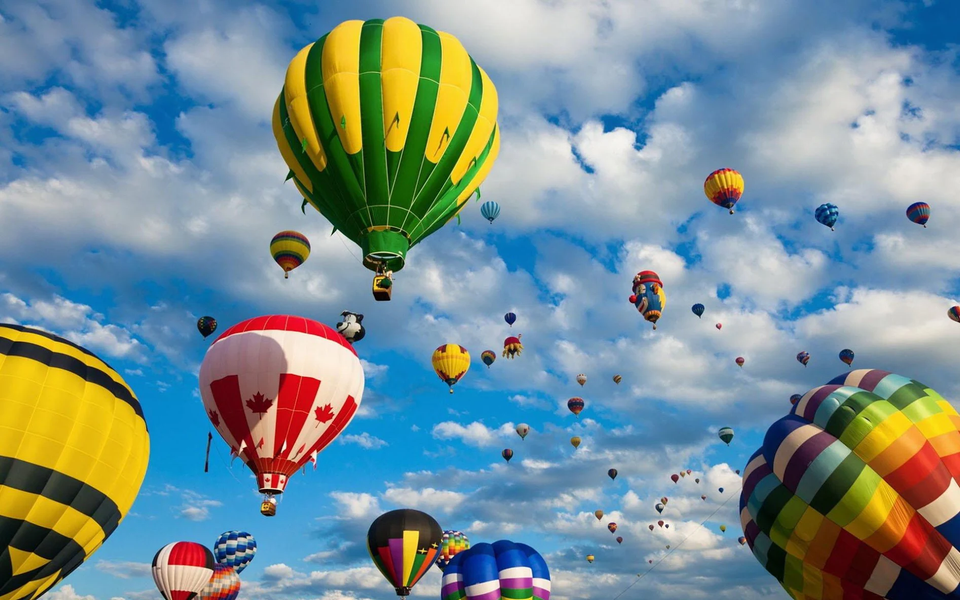 Hot Air Balloon Live Wallpaper - Image screenshot of android app