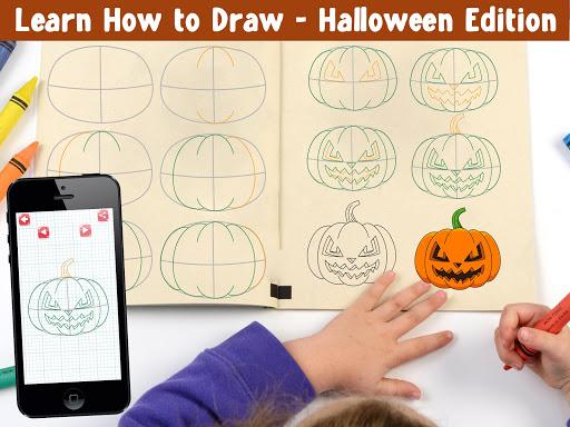 How To Draw Halloween - Image screenshot of android app