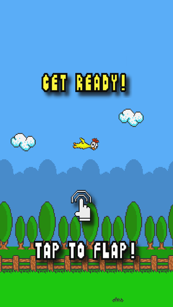 Flappy Rubber Chicken - Gameplay image of android game