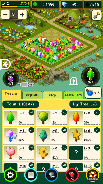 Tree Clicker : Idle Forest - عکس بازی موبایلی اندروید