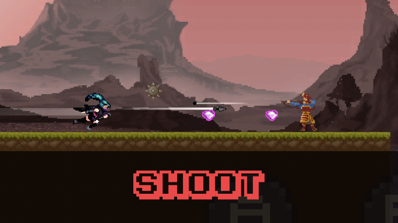 Pixel Ninja Run - Action Game - عکس بازی موبایلی اندروید