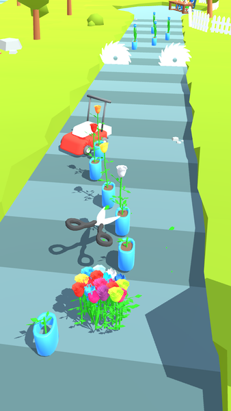 Bouquets Run - Gameplay image of android game