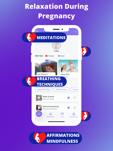 HypnoBirthing Fit Pregnancy TL - عکس برنامه موبایلی اندروید