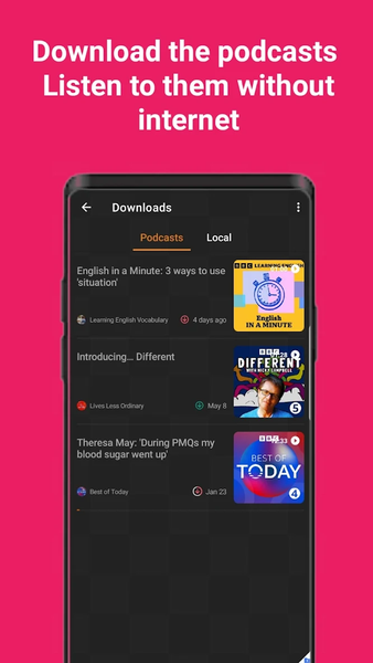 BBC English Podcast - عکس برنامه موبایلی اندروید