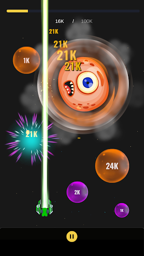 Laser Crush: Space Game - Image screenshot of android app