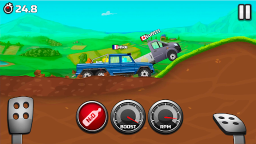 Truck Racing - 4x4 Hill Climb - Gameplay image of android game